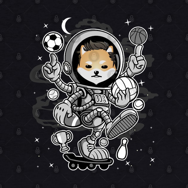 Astronaut Skate Dogelon Mars ELON Coin To The Moon Crypto Token Cryptocurrency Blockchain Wallet Birthday Gift For Men Women Kids by Thingking About